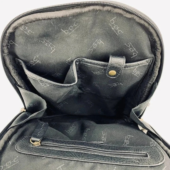 B.O.C. Born Concepts Mini Tassel Vegan Harness Pebbled Leather Storage Backpack - Picture 13 of 16